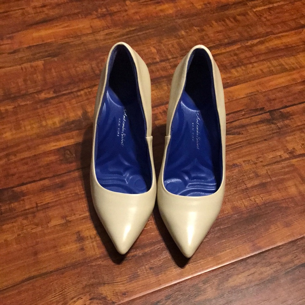 NWOB Antonia Saint New York, Victoria High heels 2.0 (Size 7.5) Cream/Nude
